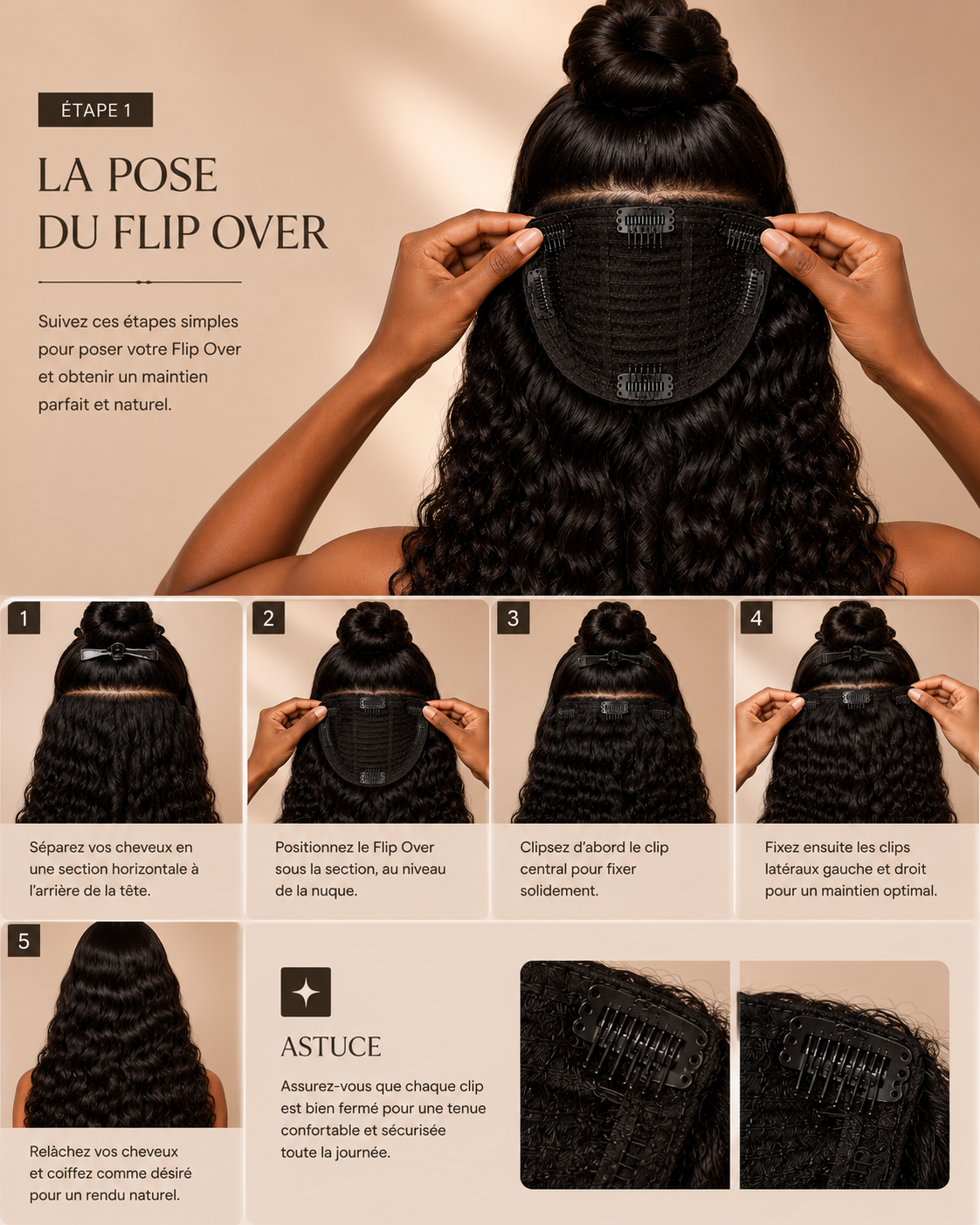 Flip Over Wavy Raw Hair — Donneur Unique