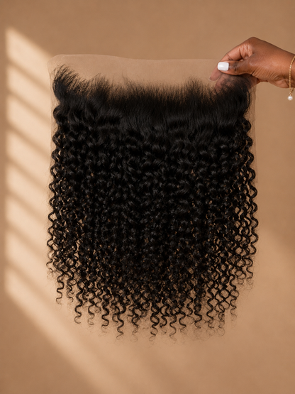 Lua — Frontal 13x4 Vietnamienne HD Curly (Raw Hair)