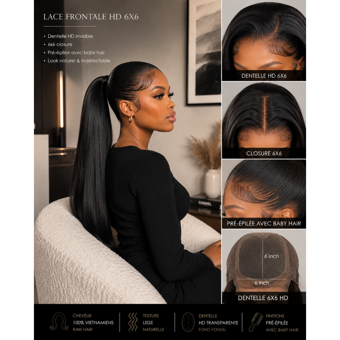 Perruque Vietnamienne — Ngọc Essence Raw Hair — Donneur Unique
