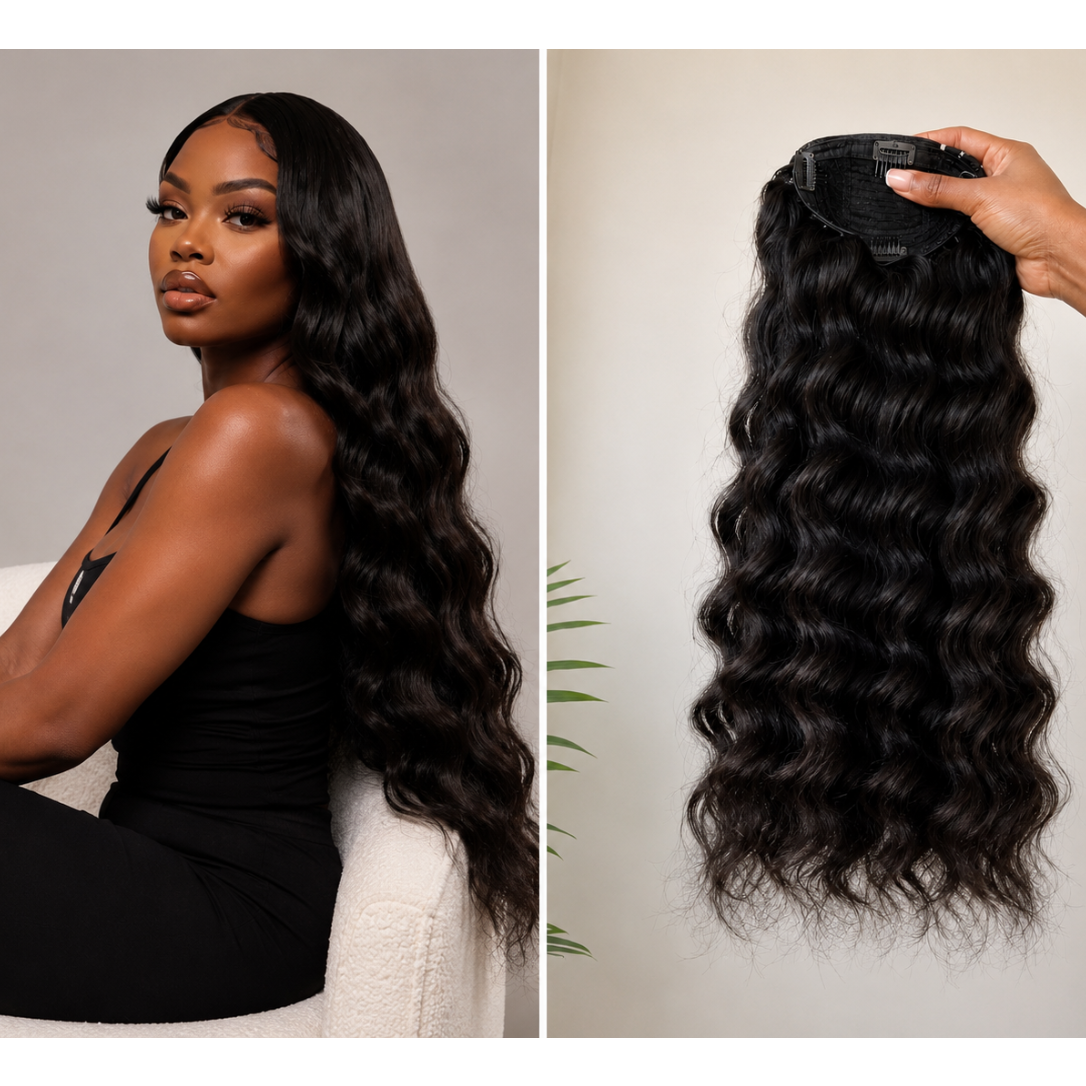 Flip Over Wavy Raw Hair — Donneur Unique