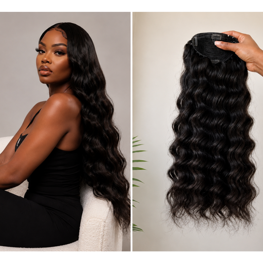 Flip Over Wavy Raw Hair — Donneur Unique