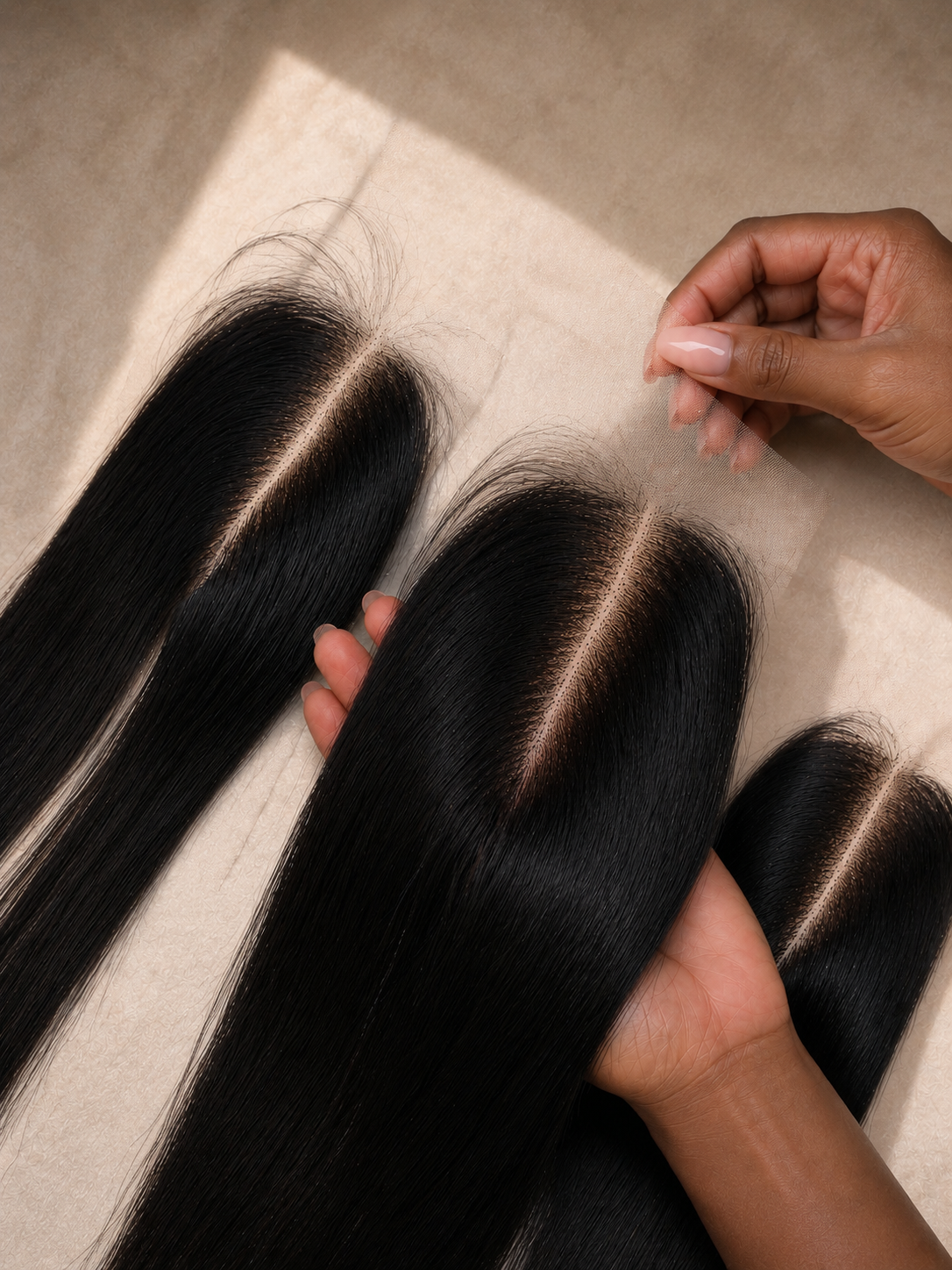 Lua — Closure 6x6 Vietnamienne HD Straight Raw Hair — Donneur Unique