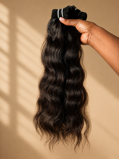 Flip Over Wavy Raw Hair — Donneur Unique