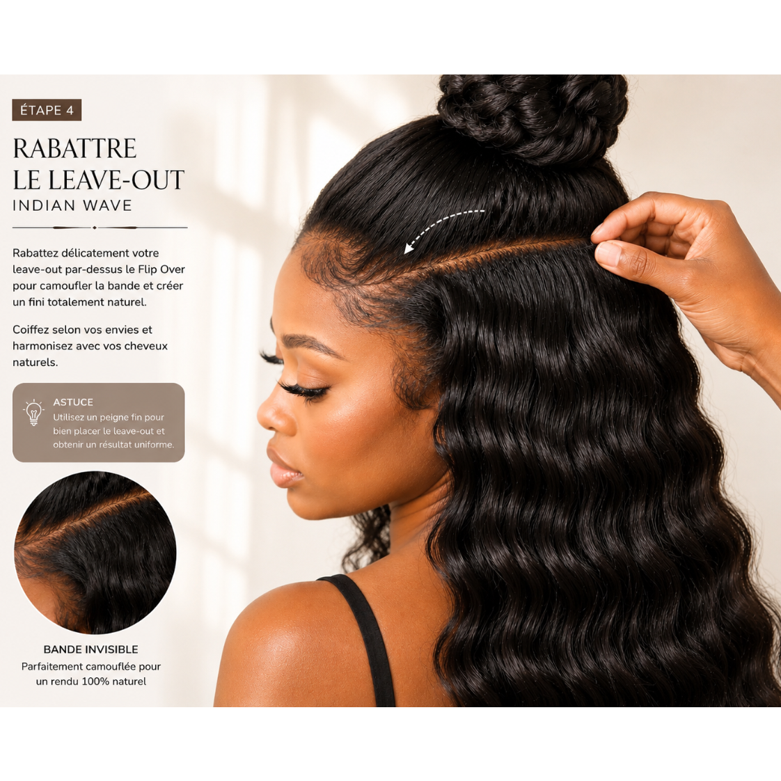 Flip Over Wavy Raw Hair — Donneur Unique