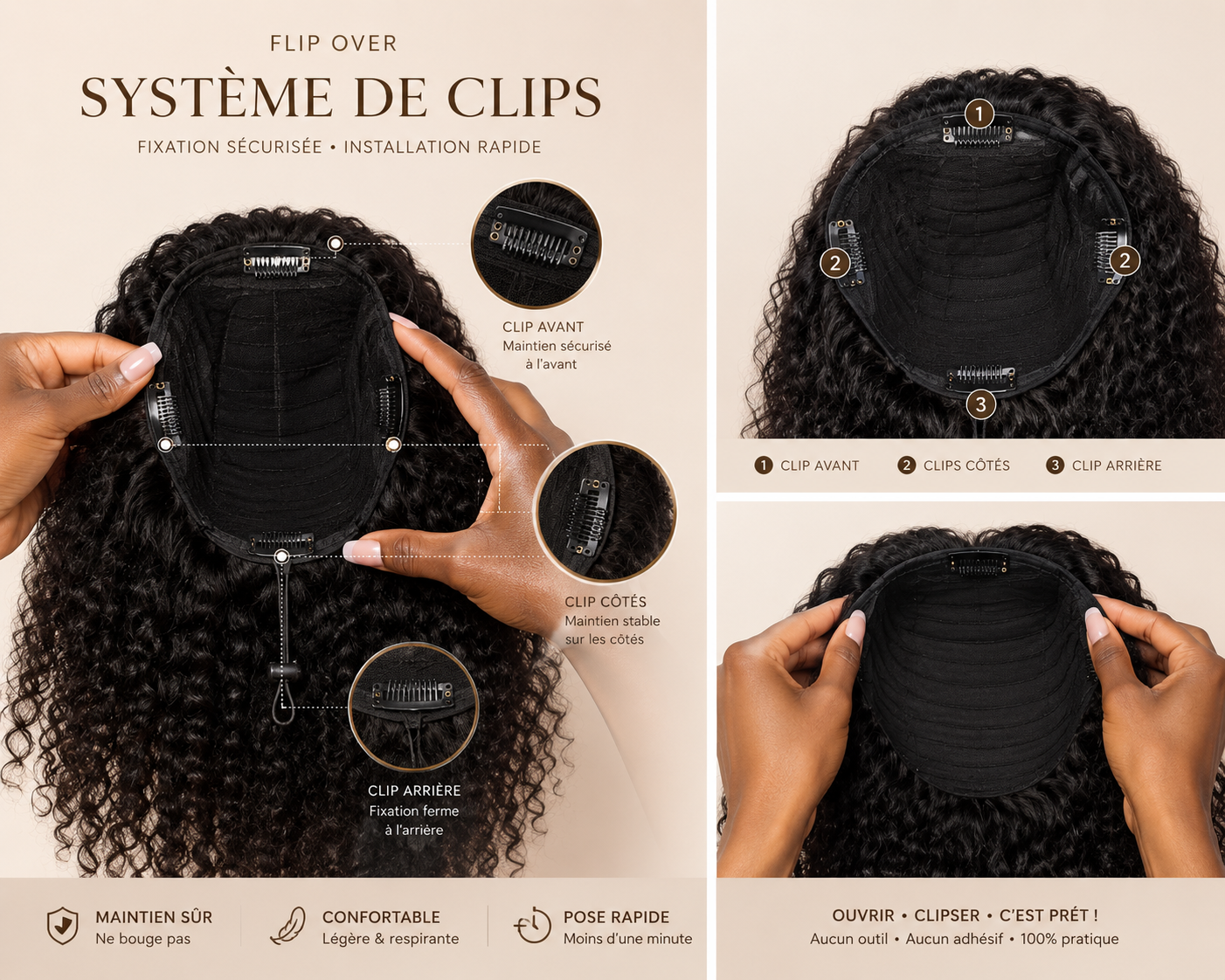 Indian Curly Flip Over Raw Hair — Donneur Unique