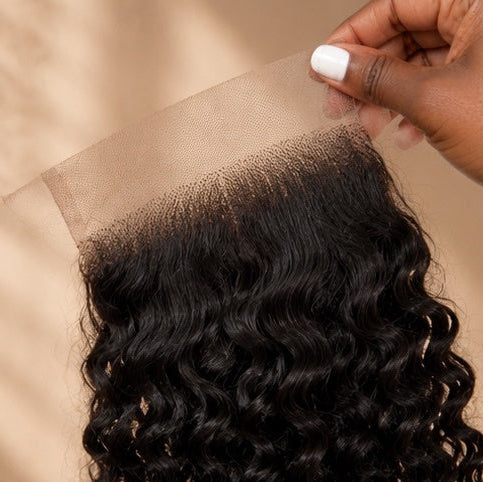 Closure 6x6 Indienne HD Curly Raw Hair — Donneur Unique