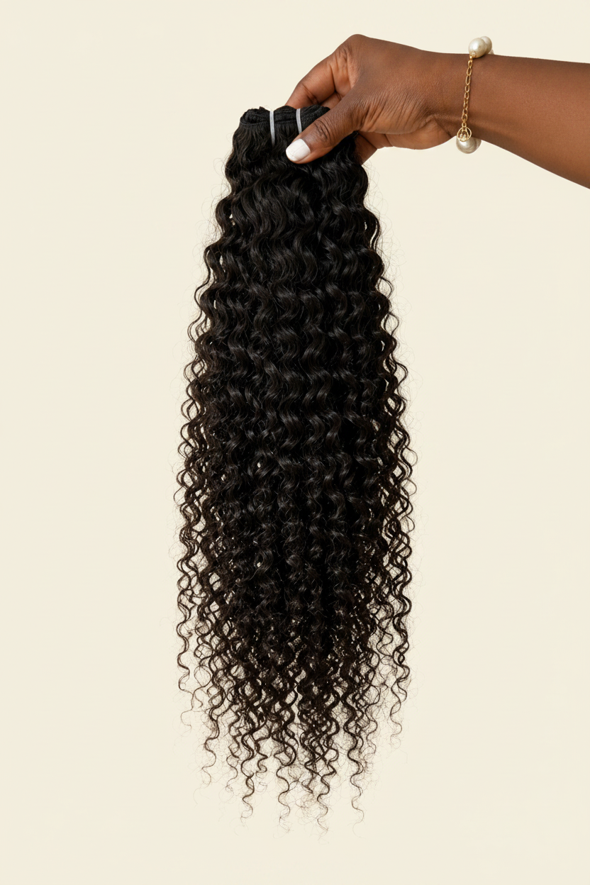 Pack Curly Indien - bundle tenu - fond ivoire - Luxéa Hair Paris