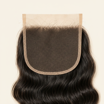 Closure 6x6 Body Wave - verso lace fond ivoire