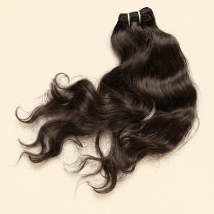 Bundle Deep Wavy brut - fond ivoire