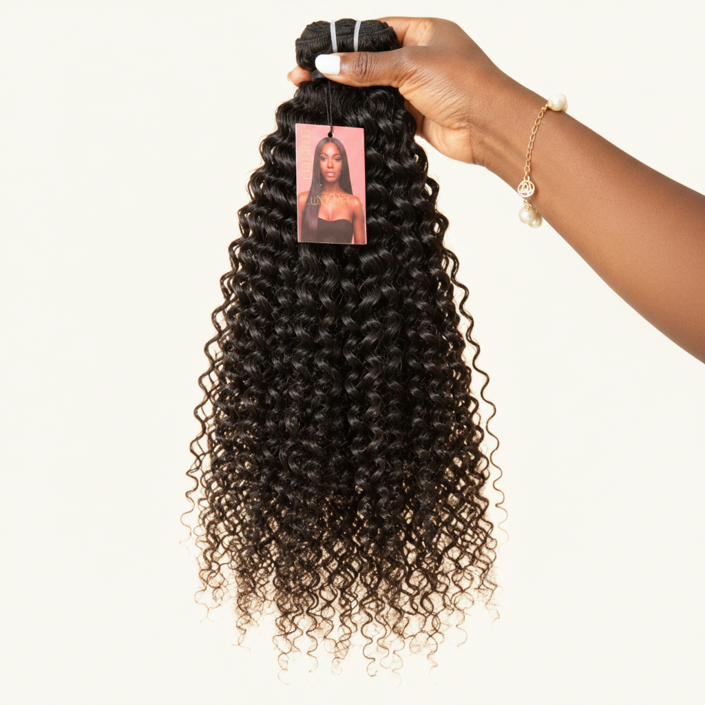 Indian Curly Flip Over - image 3 fond ivoire